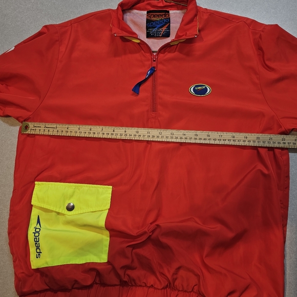 Vintage Speedo Forever 21 Men's Size Medium Pull-Over Windbreaker - Picture 8 of 11